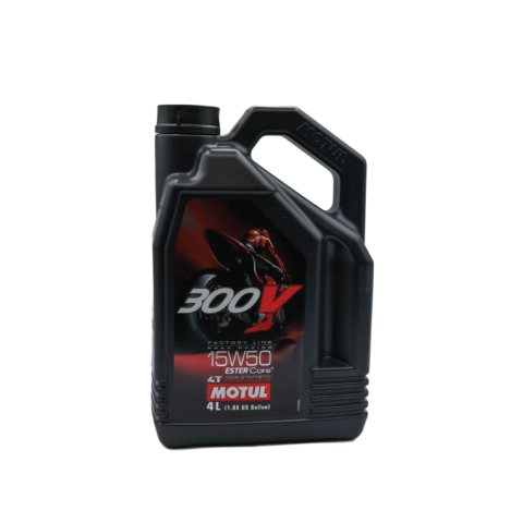 ACEITE MOTUL 300V 15W50 FL RO RACING ESTER CORE 4L