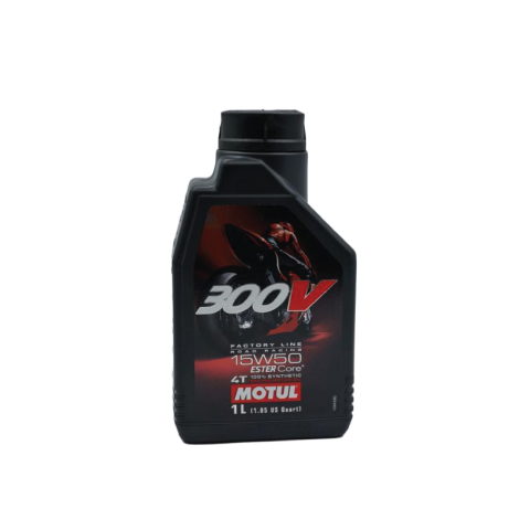 ACEITE MOTUL 300V 15W50 FL RO RACING ESTER CORE 1L
