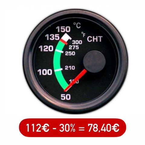 INSTRUMENTO CHT TEMPERATURA AGUA 52MM ROAD