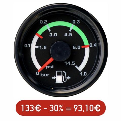 INSTRUMENTO PRESION COMBUSTIBLE ELECTRIC 52MM ROAD